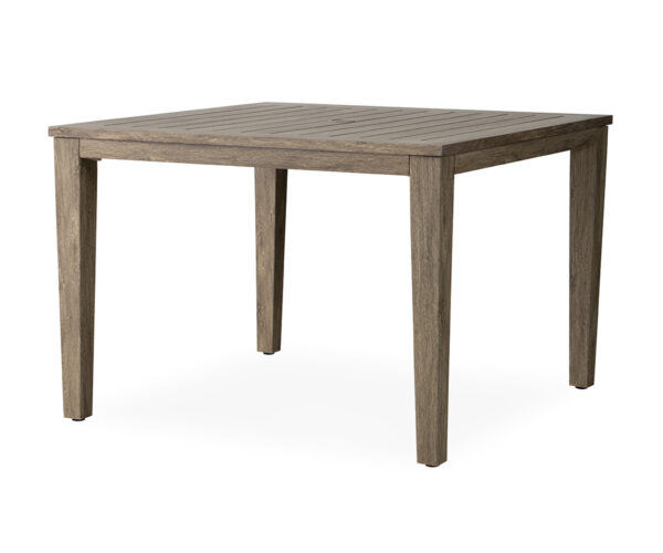 Frontier 44" Square Umbrella Dining Table