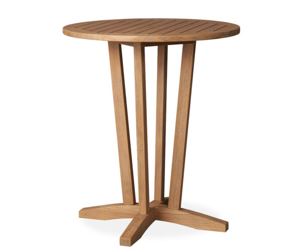 Teak 30" Round Bar Table