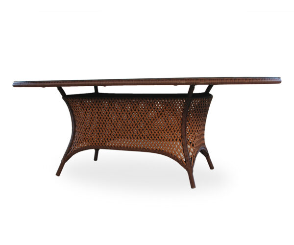 Grand Traverse 84" Oval Umbrella Dining Table