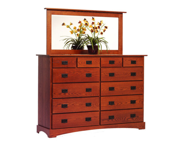 Old English Mission 66" High Dresser