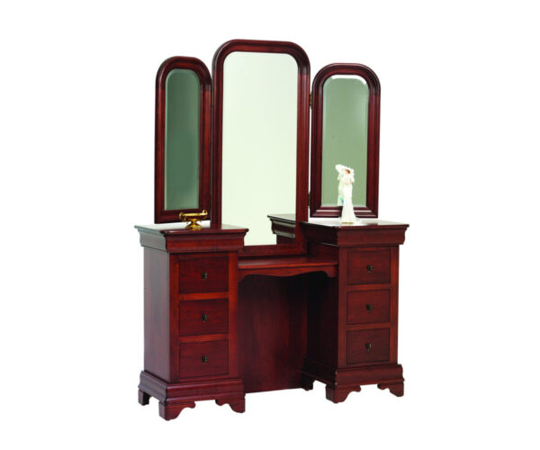 Louis Phillipe Vanity and Dressing Bench