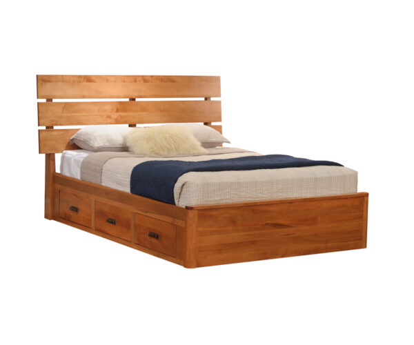 Galaxy Slat Platform Bed with Drawers