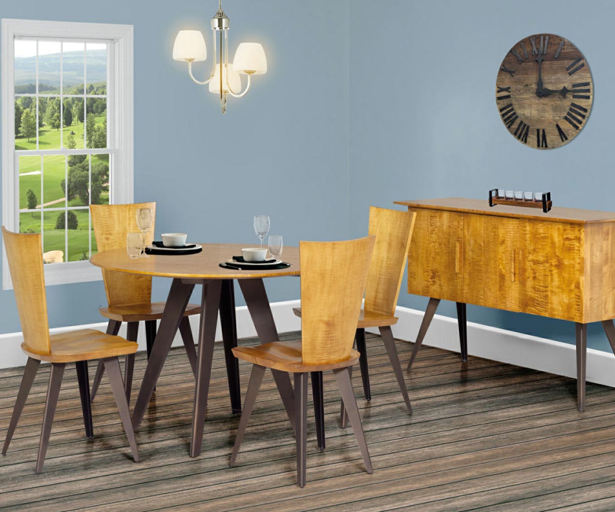 Bergen Chair with Steel Legs - Image 3
