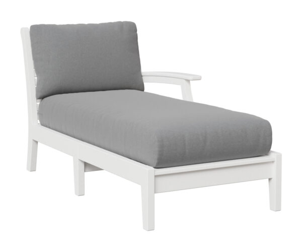 Classic Terrace Arm Chaise Lounge - Left