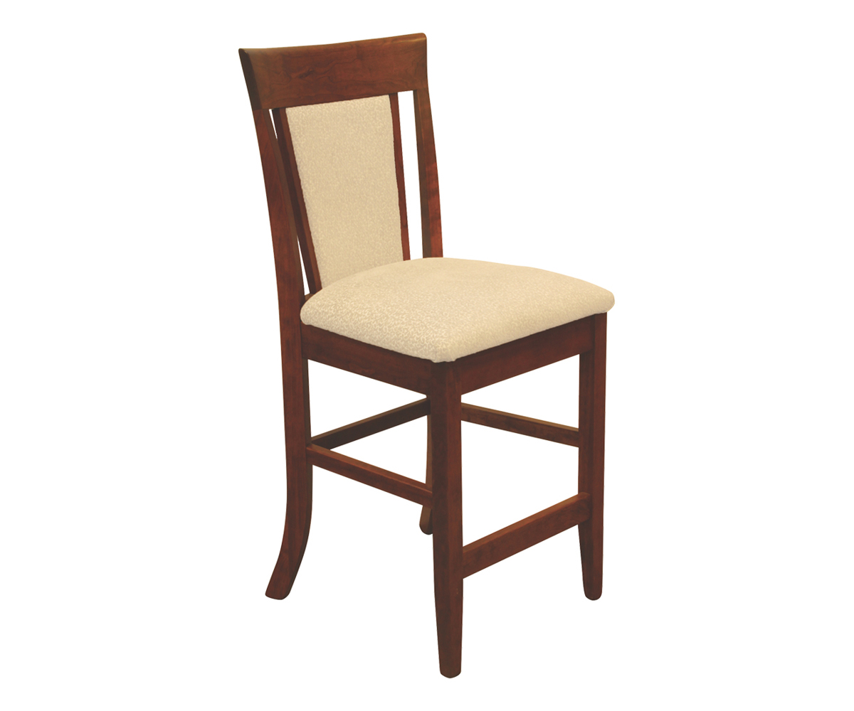 OW Shaker 24" Swivel Bar Chair with Fabric - Image 2