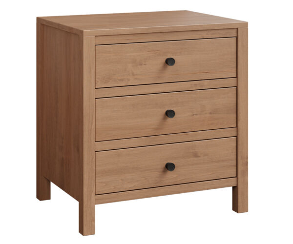 Amanda 3 Drawer Nightstand