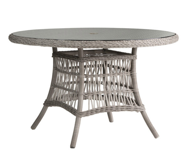 Mackinac 48"Round Umbrella Dining Table