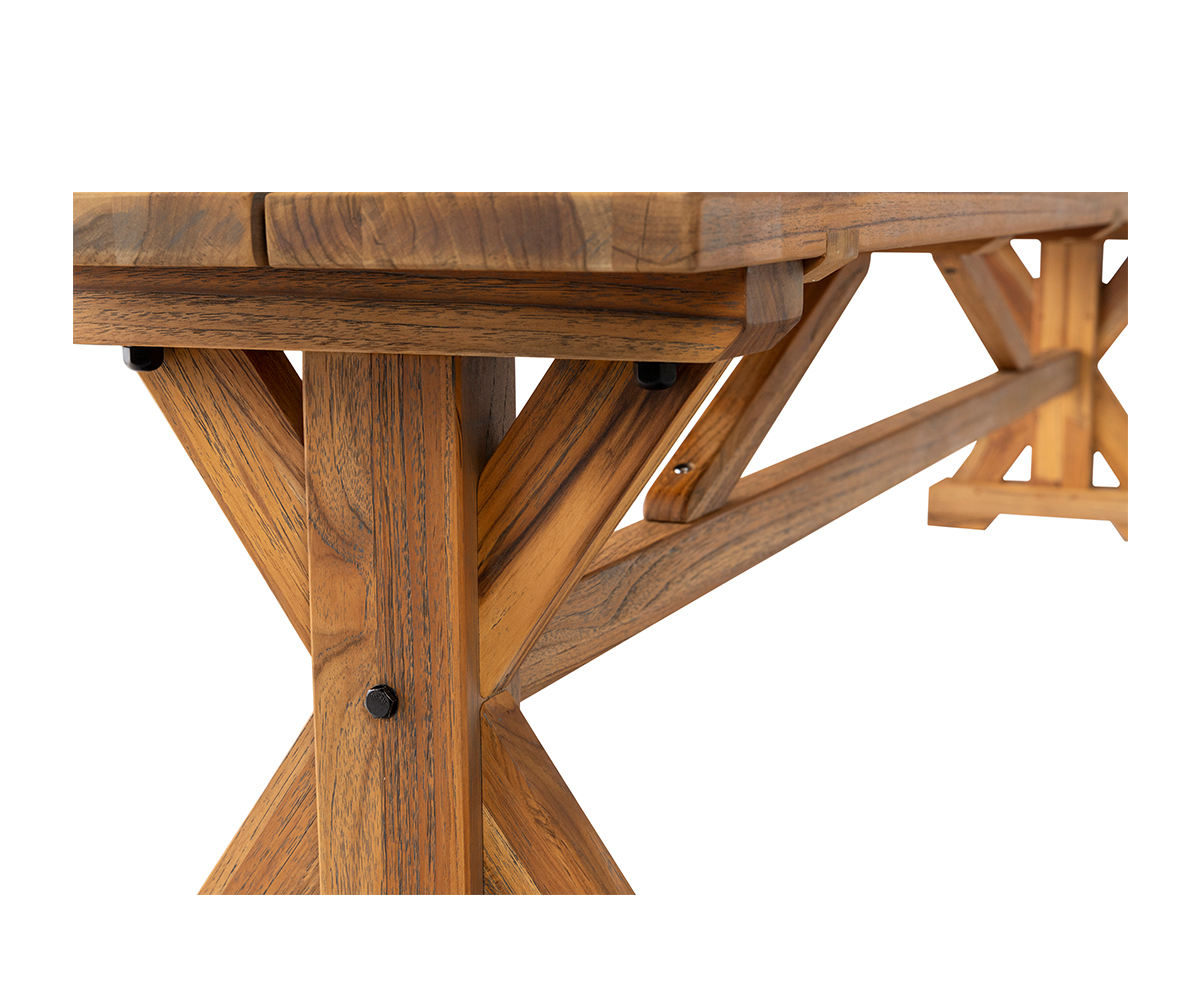 Teak Dining Bench - Image 3