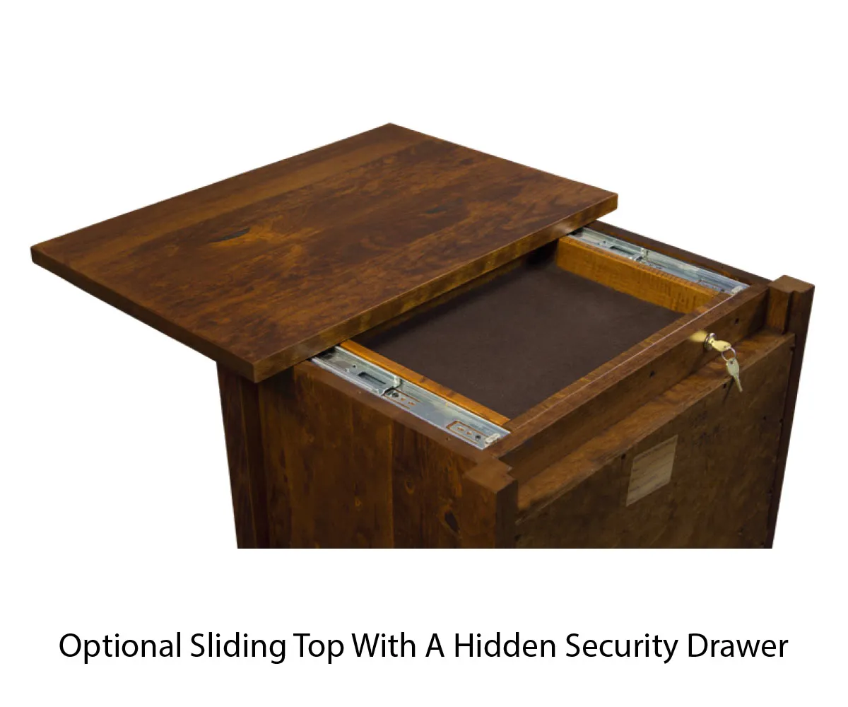 Arts & Crafts 3 Drawer Nightstand - Image 3